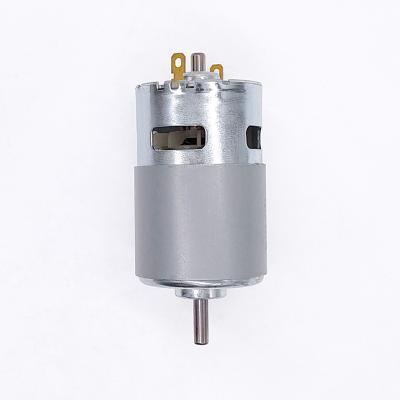 China High Quality 775 12v 24v 20000rpm DC Permanent Magnet Motor High Speed Double Ball Bearing Electric Brush Motor Te koop