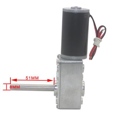 China Faradyi Custom Motor Dc 6v 12v 24v Reduction Gearbox Mini Worm Gear Motor For Smart Equipment Power Off Self-locking Motor en venta