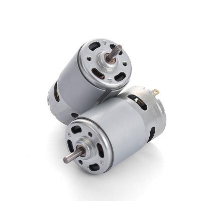 China Pmdc Permanent Motor Cordless Power Tool Rc Model Boat DC Brushed Motor 12v Dc Electric Car Motor à venda