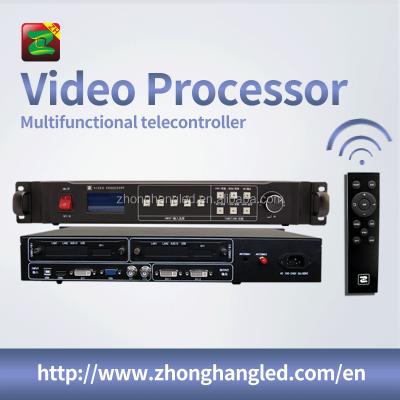 China Indoor video processor ZH-Z600 LED video wall processor support any sending card with perfect display effect for sale