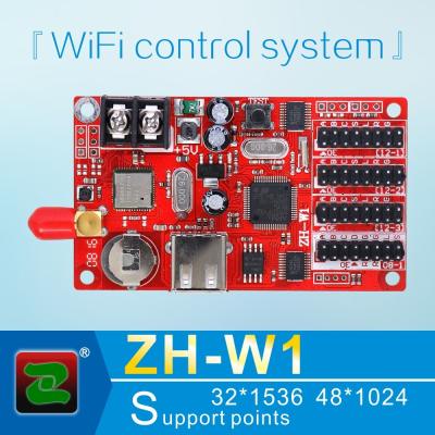 China Zhonghang Indoor Controller Display Screen RGB ZH-W1 LED Color WIFI Single And Double Board for sale