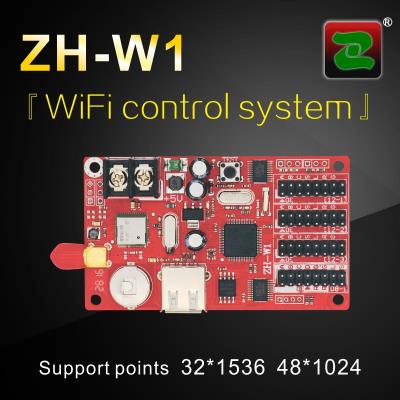 China ZH-W1 Outdoor Advertising Led Zhonghang Led Controller Billboard Sign Single And Double Color WiFi Card for sale