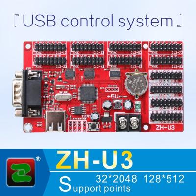 China Zhonghang Asynchronous Card ZH-U3 Indoor LED Display Control System for sale