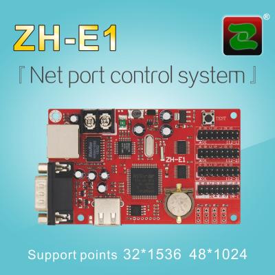 China Indoor RS232 Led Controller Manual ZH-E1 Network Port Led Display Controllers Low Price for sale