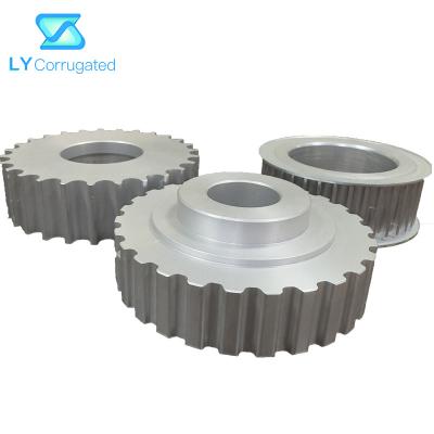 Cina Steel Aluminum Alloy Synchronous Belt Wheel Pulley For Carton Gluing Stitching Machine in vendita