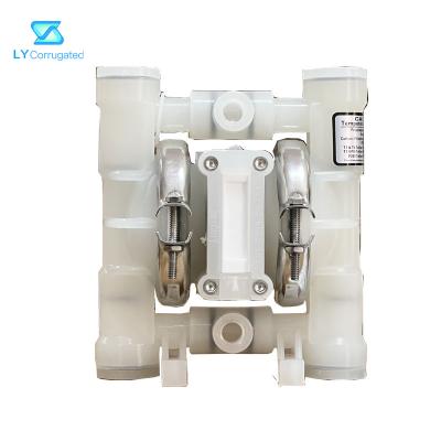 China Plastic Carton Machine Spare Parts Industry 1/4'' 1/2'' Double Pneumatic Diaphragm Pump for sale