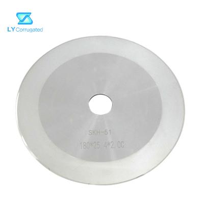 China HSS Circular Industrial Cutting Blade SKH51 Tungsten Steel Paper Roll Round Knife for sale