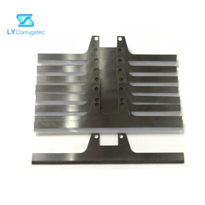 China Carton Packaging Machine Parts Sealing Blade 250*25*2  Tooth Saw Knife Serrated Blade for sale