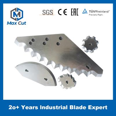 Cina Special Shape Blade Tungsten Steel TMR feed mixer blade in vendita