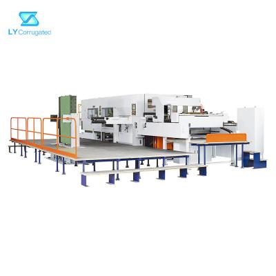 China 60KW Carton Box Machine , 1700mm Cardboard Box Die Cutting Machine for sale