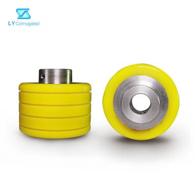 China Polyurethane Rubber Stitching Wheel For Corrugated Cardboard Carton Stitcher for sale