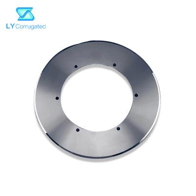 China Customized Size Corrugated Machine Spare Parts Tungsten Carbide Coating Cardboard Slitting Blade for sale