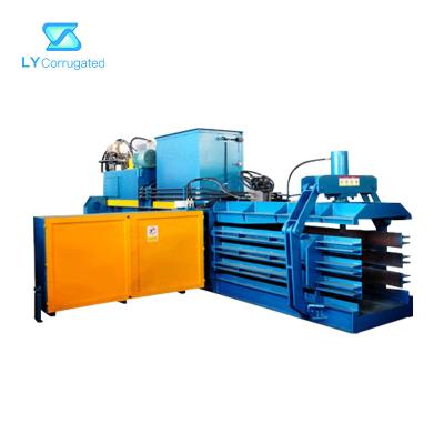 China Horizontal Auto Cardboard Box Packing Machine Baler 500kg/M3 Density for sale