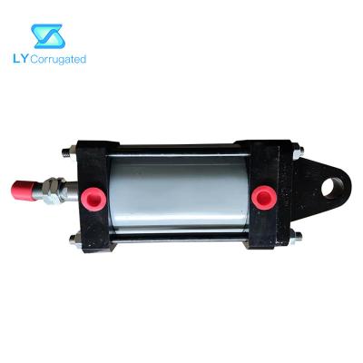 China Aluminum Alloy Pneumatic Valve Air Piston Cylinder For Single Facer Corrugated Machine for sale