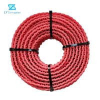 Chine Power Conveyor PU Twist Belt Packaging Industrial 10/13/17/22mm Width à vendre