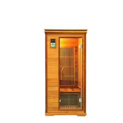 China Computer control panel home use infrared sauna home far infared hemlock sauna for sale