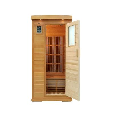 China Computer control panel luxury sauna kailier 1 person carbon infrared sauna for sale