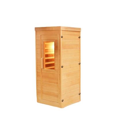 China Computer control panel SA-103 factory elegant desgin far infrared sauna room /Dry steam and wooden sauna combine room for sale