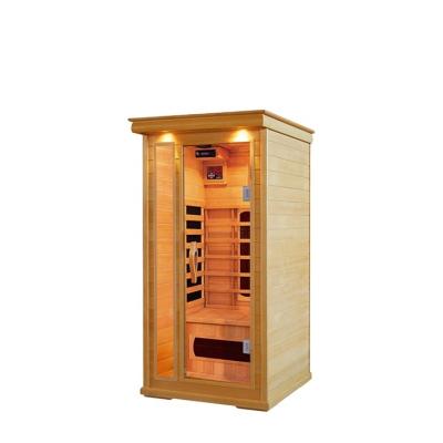 China Computer Control Panel Infrared Hemlock Sauna Room 2 Person 110v--240v 1400w Sauna Room Carbon Fiber Sauna Hot-Sales Model 2016 for sale