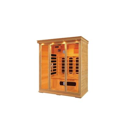 China Computer Control Panel 3 Person Infrared Sauna (CE ROHS Approval) for sale