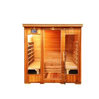 China With Transom Windows High Security Heat Infrared Hot Sale Sauna Cabin for sale