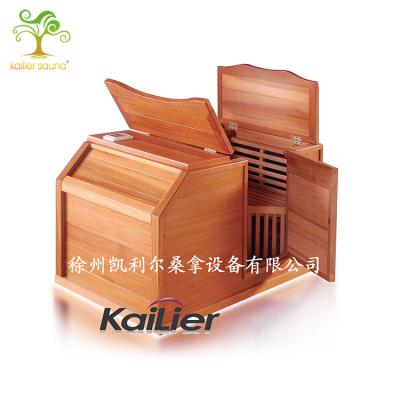 China Computer control panel the new trend personal ozone half body sauna for sale