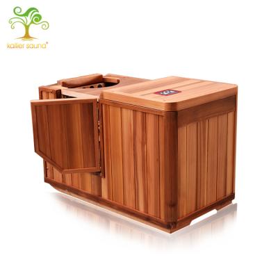 China Mini Computer Control Panel Home Far Infrared Half Sauna For 1 Person for sale