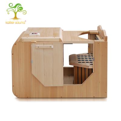 China Computer Control Panel Home Mini Far Infrared Half Body Steam Sauna Box for sale