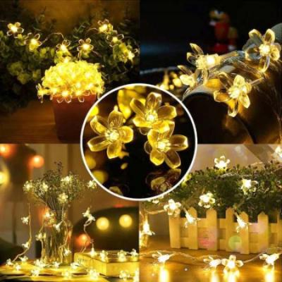 China Atmosphere Rattan LED Ball String Light 5M Fairy Lights 20Led Warm White Holiday Light For Party Christmas Wedding Decoration for sale