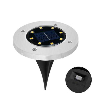 China Solar Powered Outdoor Garden Landscape Lighting, Energy Saving Solar Garden Lights, Stainless Steel and Wireless Outdoor Ground Lights for sale