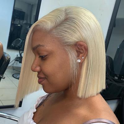 China 100%virgin hair 613 Bob Wigs Blonde 613 Bob Wigs for sale