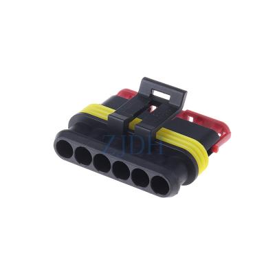 China Wire harness manufacturers selling ZJDH 1.5 6 pin wire connector wire harness waterproofautomobile 208108-1 282090-1 for sale