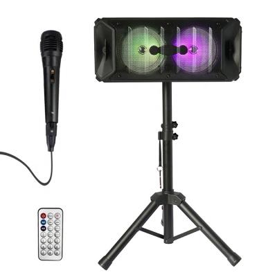 China Manufacturer Wireless Customize Loud Sound Stage Speakers DJ Speaker With Microphone for sale