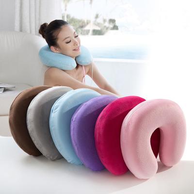 China Travel anti-static pillow airplane slow recovery memory cotton can disassemble and wash nap pillow memory pillow for sale