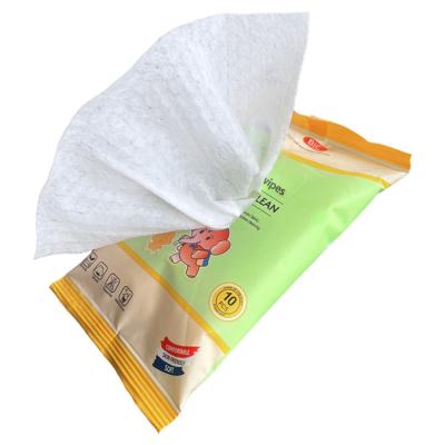 China Eco-Friendly Lovely Cartoons Scent Free Baby Cleaning Wipes Tender Love Water Baby Wipes for sale