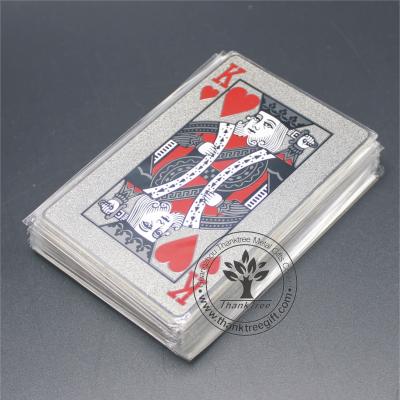 China Silver Plated Playing Card New Cast Etching From Europe China Manufacturer for sale