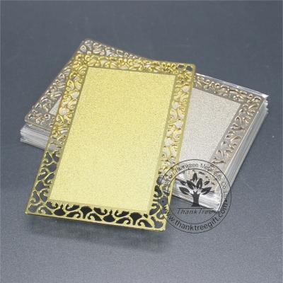 China Wholesale Europe Modern Design Blank Sublimation Metal Business Card for sale