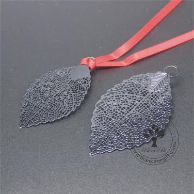 China Europe Cheap Custom Black Color Metal Sheet Cut Bookmark for sale