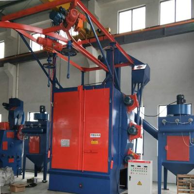 China Rust / Corrosion Proof Cutomized Hanger Type Shot Blasting Machine For Metal Surface Cleaning for sale