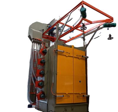 China Rust/Corrosion Proof Aluminum Alloy Copper Alloy Shot Blasting Advanced Hook Casting Large Automatic Cleaning Machine for sale