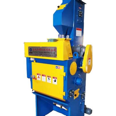 China Q324 Batch SA 2.5 Metal Surface Shot Blasting Cleaning Machine Model For Zinc Iron Brass Steel Aluminum Parts Before Coating Paint Treatment for sale