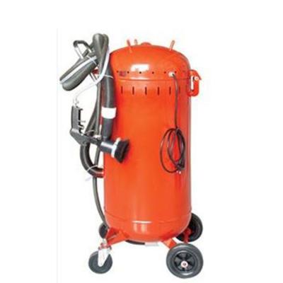 China 28 Gallon Sand Blast Dustless Empty Recycling Mobile Sandblasting Machine Recycle Sand Blasting Pot for sale