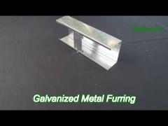 light steel keel galvanized metal furring suspended or direct mounted thickness 0.3mm-1.2mm