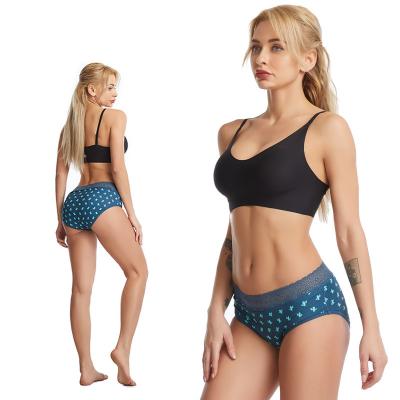 China Antibacterial Period Designs Antibacterial Underwear Panties Women's Absorbent Period Underpants Ladies Underwear for sale