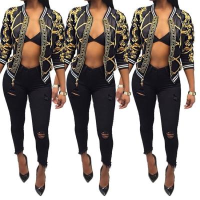 China New Arrival Women's Jacket Fashion Clothes Women's QUICK DRY Summer Use All Print Jacket Plus Size Jacket for sale