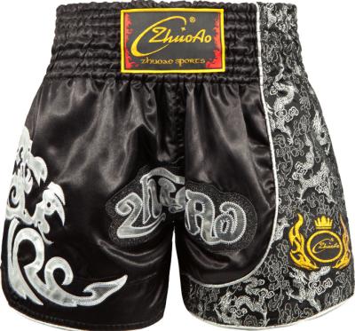 China Anti-Wrinkle Shorts Good Quality Muay Thai Boxing Shorts Custom Boxing Fight Shorts Rogue Fitness for sale