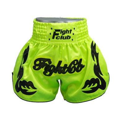 China Anti-wrinkle top selling thai fight shorts boxing shorts muay boxing shorts custom logo for sale