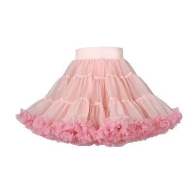 China Beautiful and Adorable Princess Style In A Fairytale Girls Dancing Breathable Newcomer Shorts Opened Tulle Tutu Skirt Layers for sale