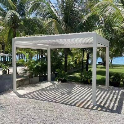 China Awning Top Opening And Closing Design Modern Outdoor Aluminum Canopy Structure Roof Aluminum Awning for sale