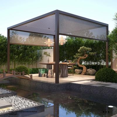 China Canopy Top Opening And Closing Factory Price Cheap Patio Titan Aluminum Wall Mounted Greenhouse for sale